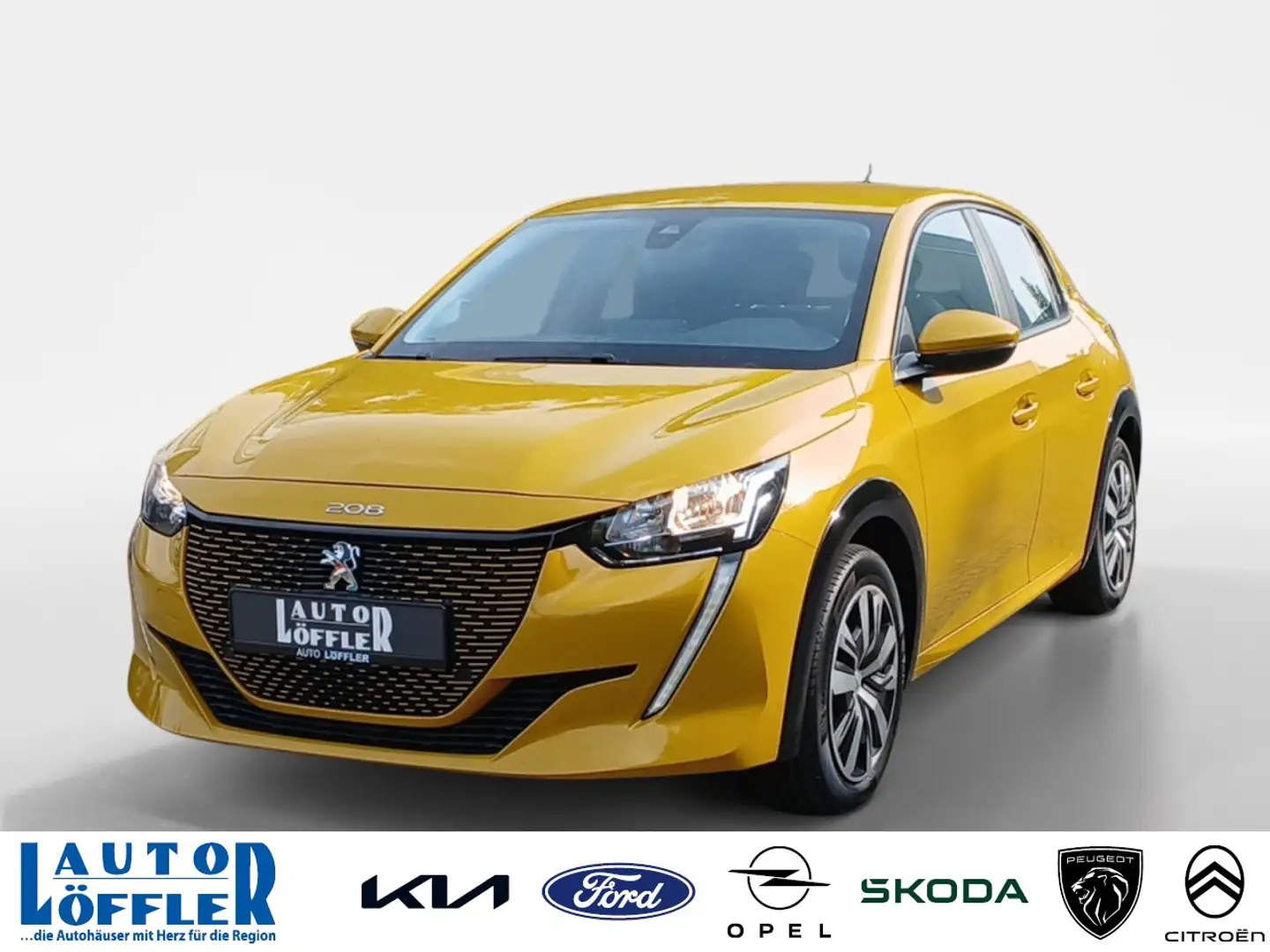 Peugeot 208 e- Active SHZ^ ZV^ TEMP^ KLIMA^ Klima Sitzheizung Gelb - 1