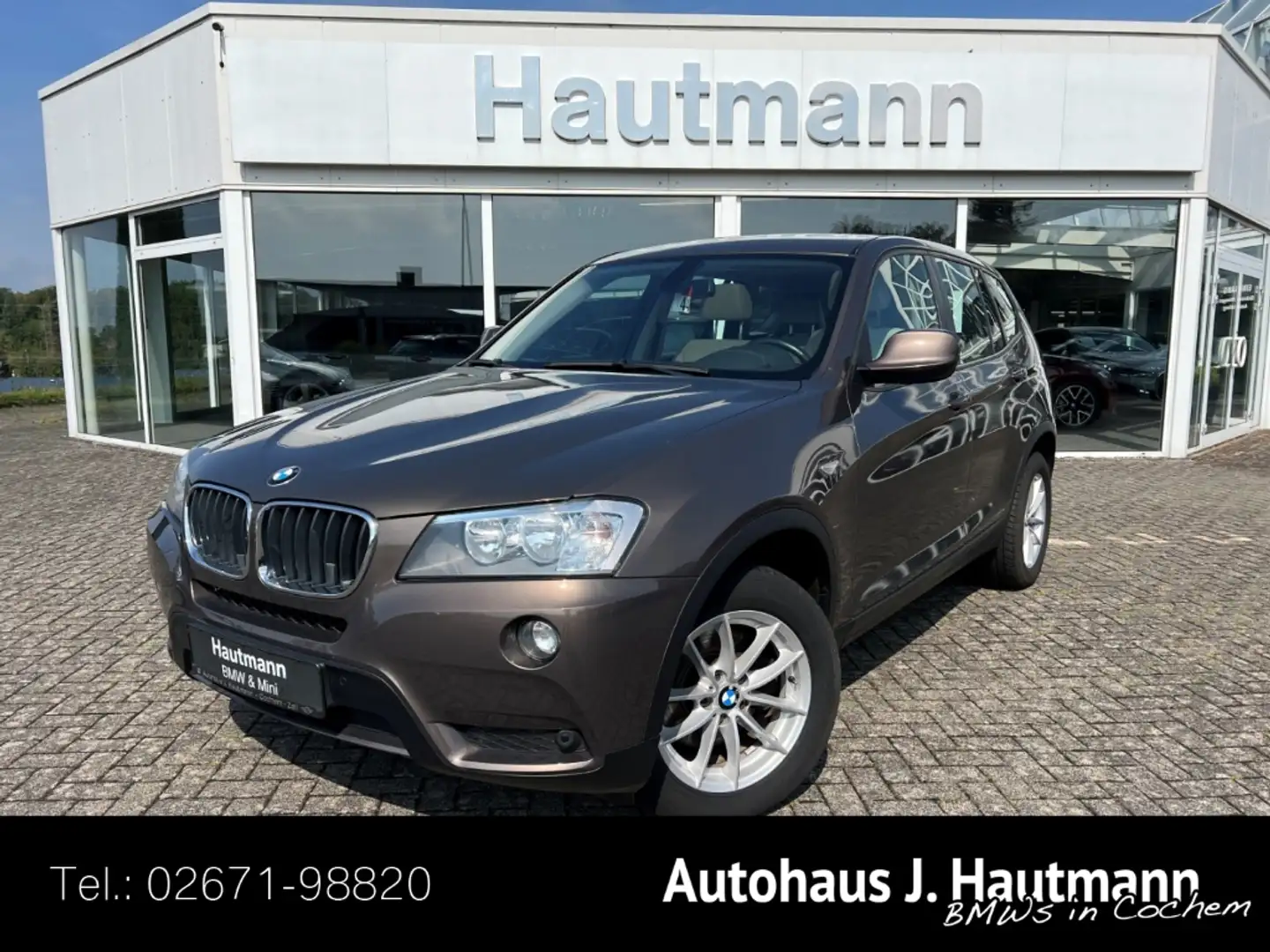 BMW X3 xDrive20d +2.HAND+NAVI+PANO+PDC+ Marrone - 1