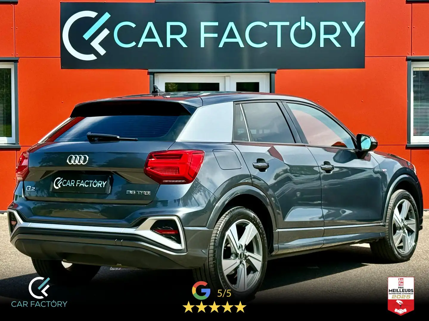 Audi Q2 S-Line 1.5 35 TFSI 150 BVA Virtual Cockpit Gps Cam Gris - 2