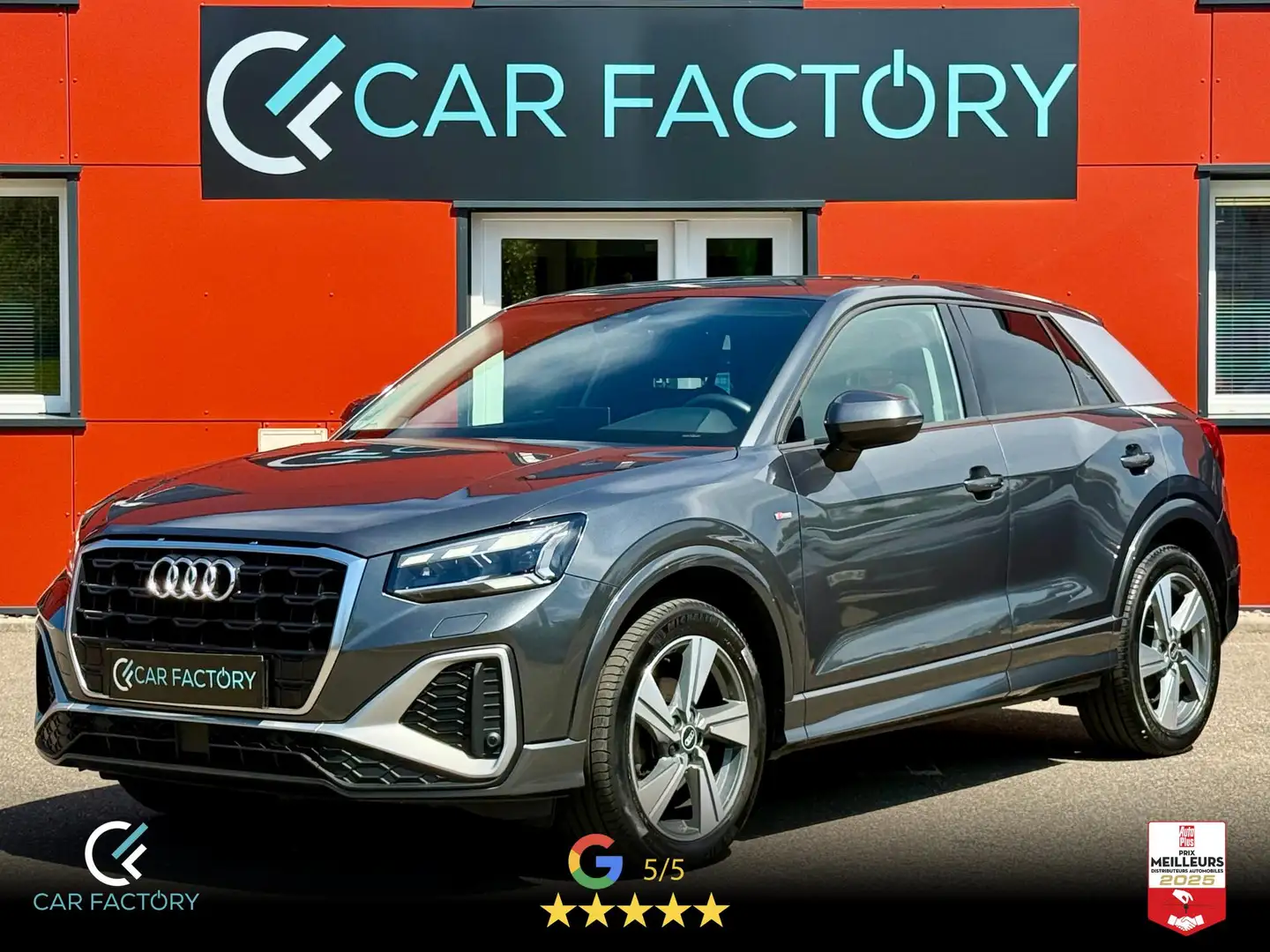 Audi Q2 S-Line 1.5 35 TFSI 150 BVA Virtual Cockpit Gps Cam Gris - 1