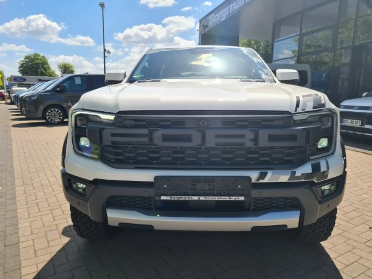 Ford Ranger Raptor e-4WD DoKa 3.0L V6, LED Matrix-AHK-B Blanc - 2