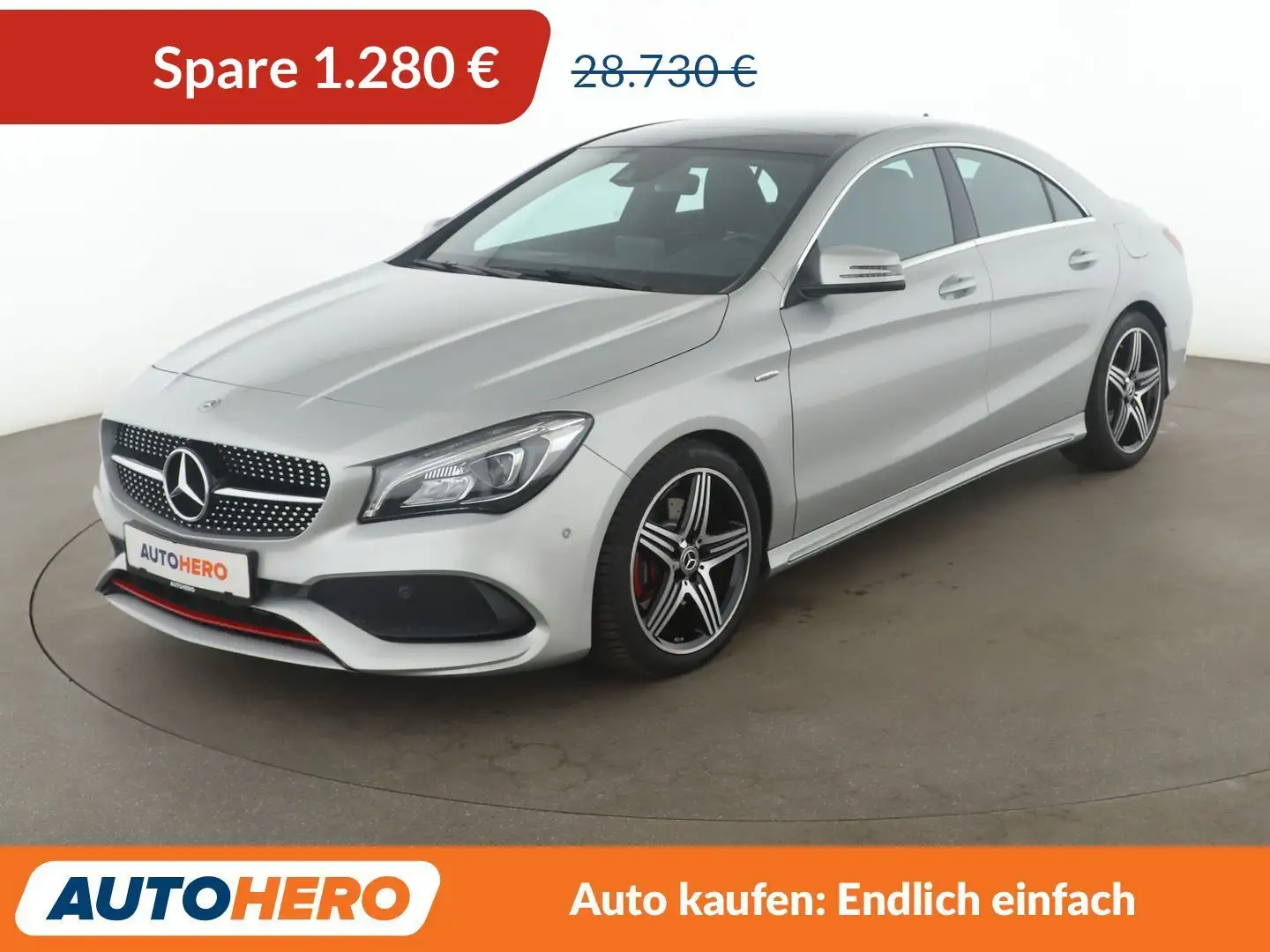 Mercedes-Benz CLA 250 CLA 250 AMG Line Aut.*NAVI*LED*TEMPO* Grau - 1