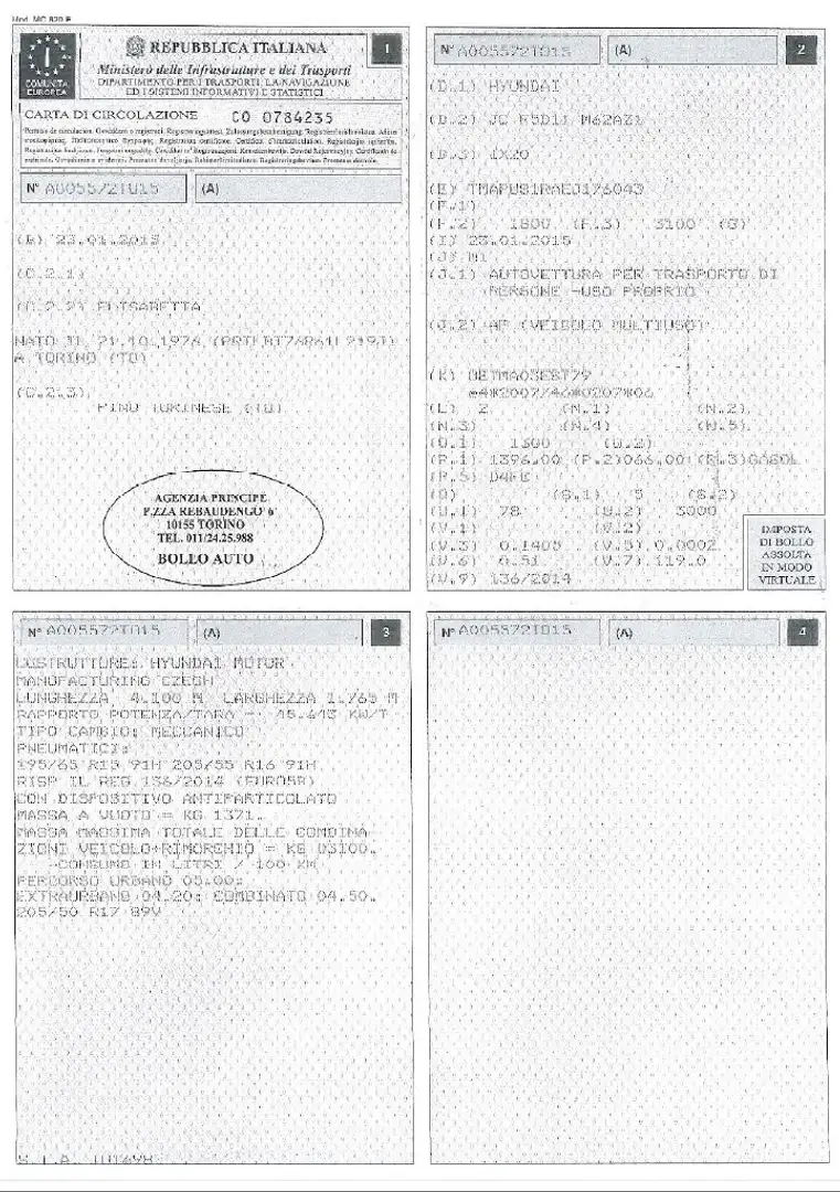 Hyundai iX20 CRDI 90cv Unico Prop. Tagliandi Cert. 139500Km Silber - 2