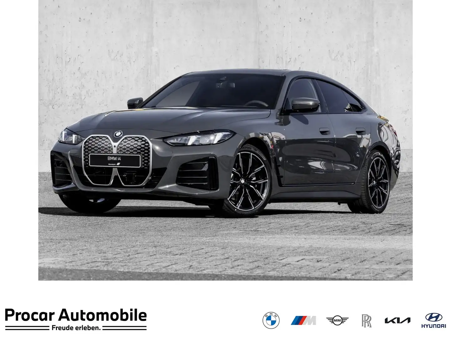 BMW i4 eDrive40 M-Sport 19" ACC HuD AHK HiFi Glasdach DA Grau - 1