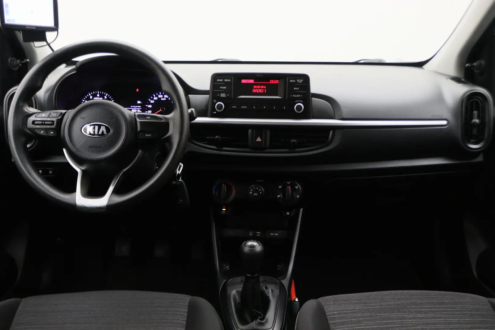 Kia Picanto 1.0 CVVT EconomyPlusLine Airco, Navigatie, Elektri Wit - 2
