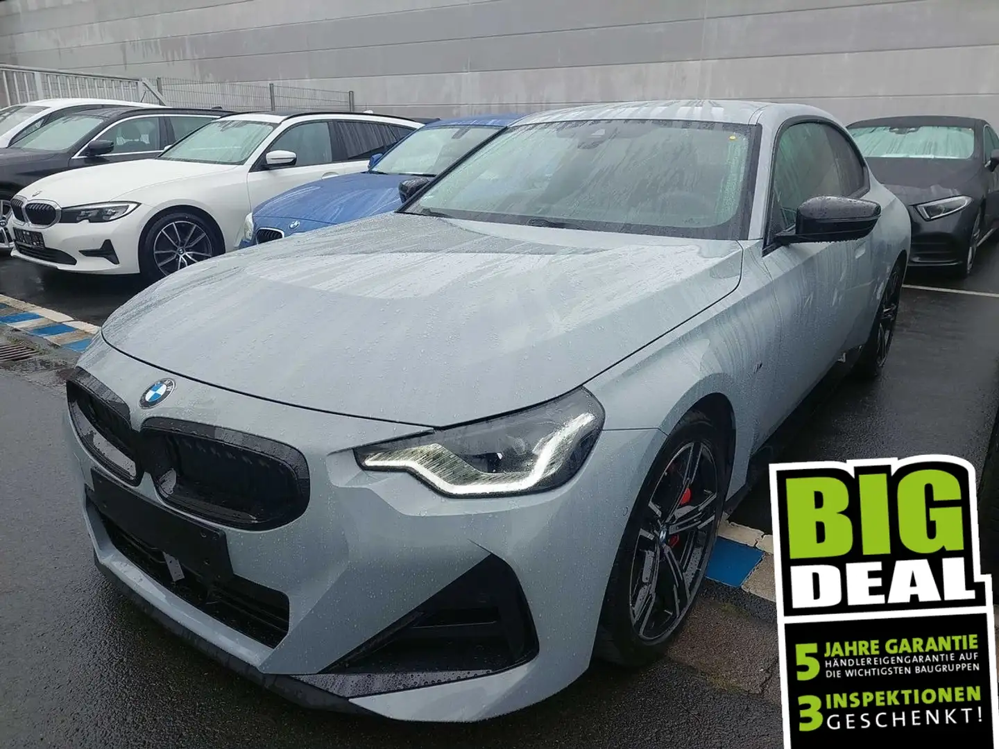 BMW 220 i Coupe M-Sport LED/Navi/Kamera/SHZ/Widescreen Grigio - 1