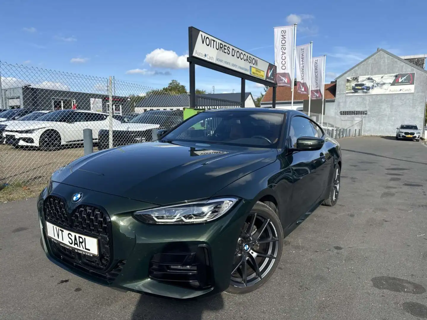 BMW 420 i Coupé Pack M Auto Vert - 1