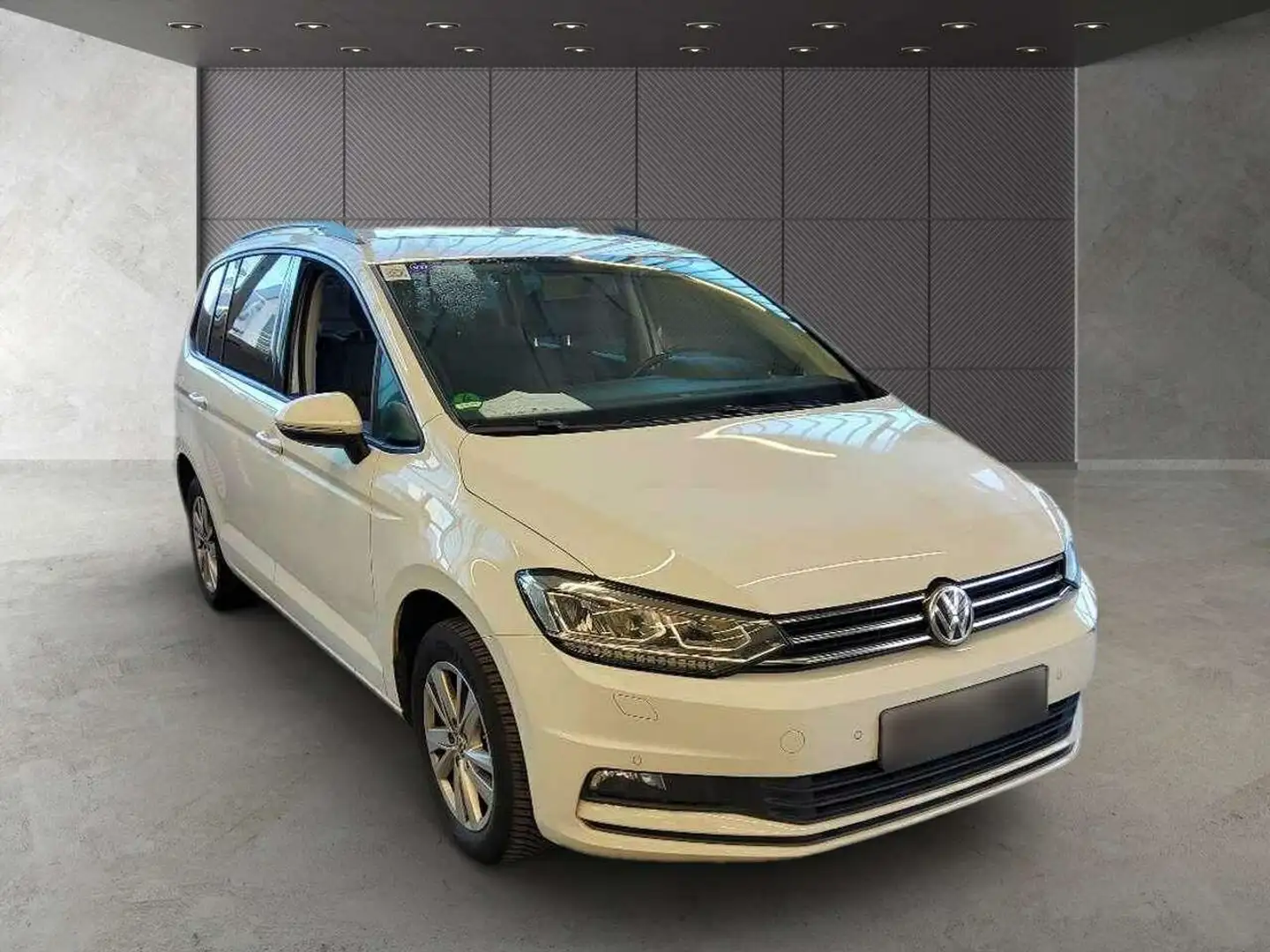 Volkswagen Touran Comfortline 2.0 TDI DSG NAVI LED KAMERA KEYLESS SI Blanc - 2