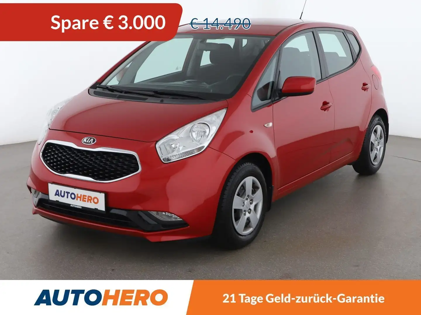 Kia Venga 1.6 Titan *AHK*KLIMA*BT* Червоний - 1