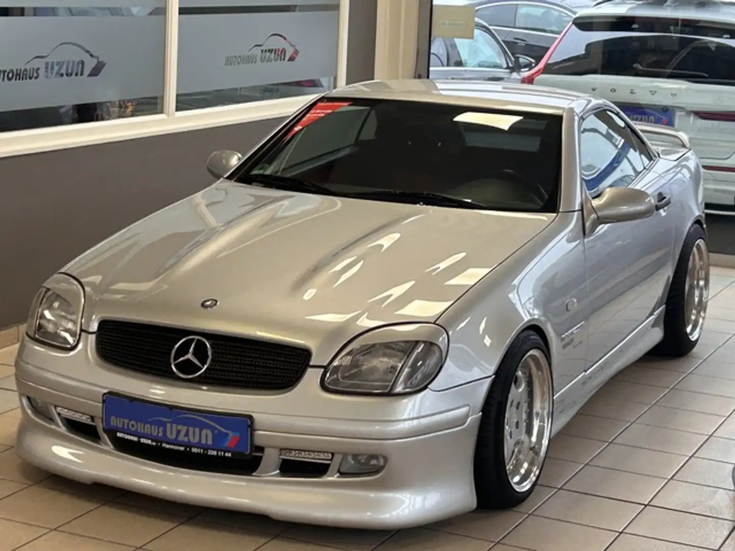 Mercedes-Benz SLK 230 K Rieger Tuning Einzelstück nur 77.706km Серебристый - 1