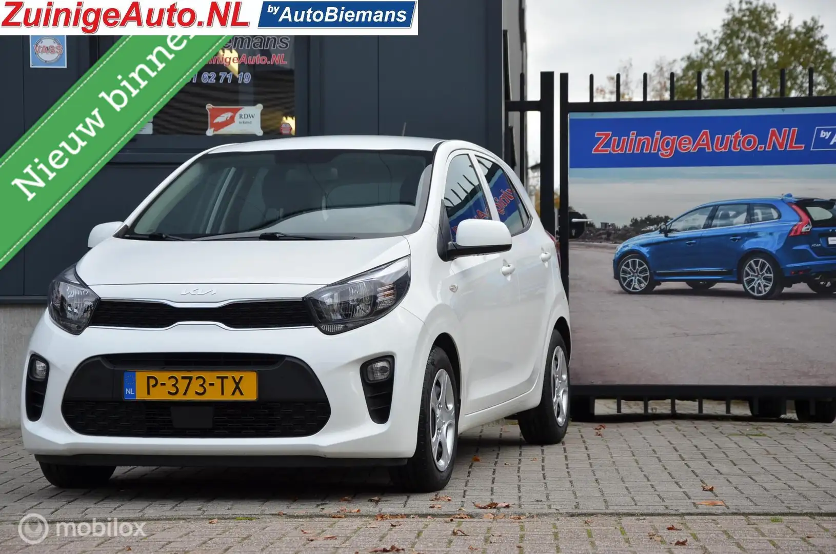 Kia Picanto 1.0i ComfortLine 5p Bj 2022 Cruisecont. Airco Blanc - 1
