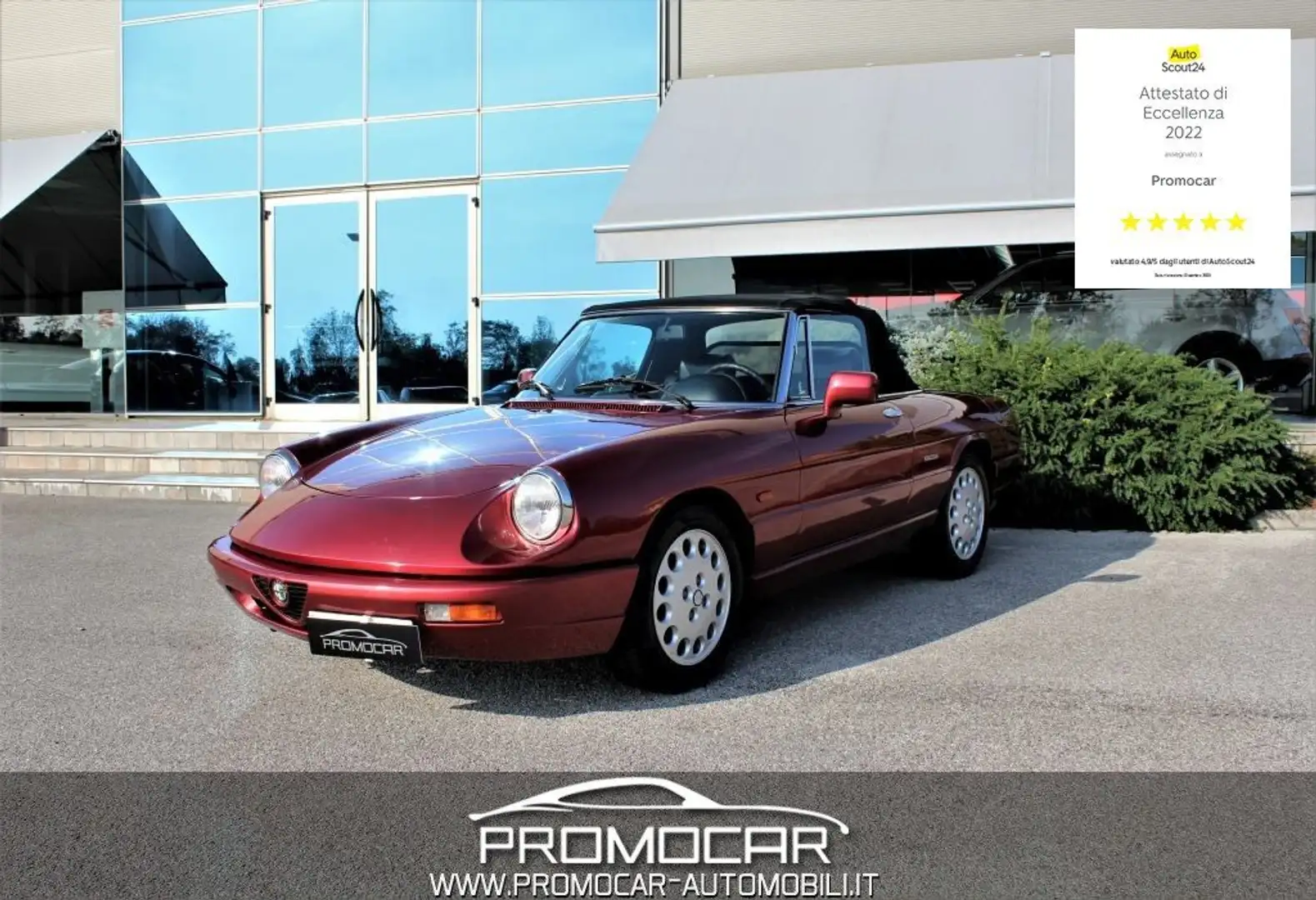 Alfa Romeo Spider 2.0i cat *ASI*TAGLIANDATA*HARDTOP* Czerwony - 1