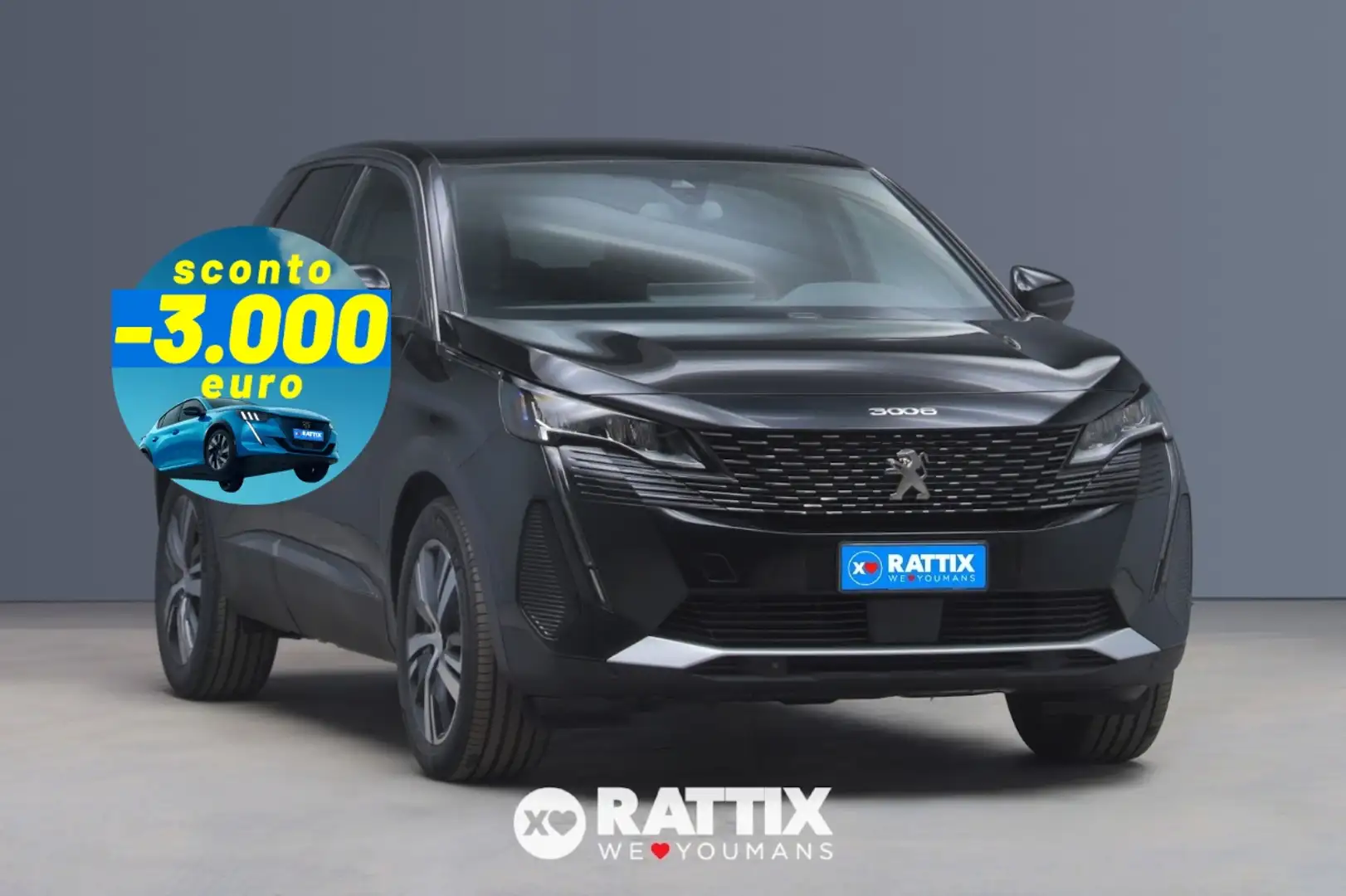 Peugeot 3008 1.5 BlueHDi 130CV Allure Pack EAT8 Zwart - 1