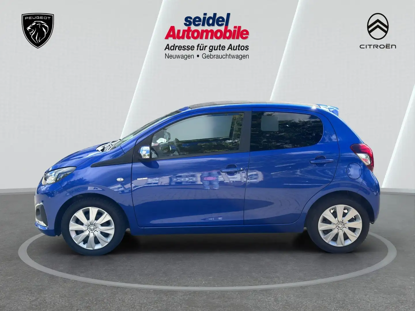 Peugeot 108 1.0 VTi TOP! Style, wenig Kilometer, Klima Blau - 2
