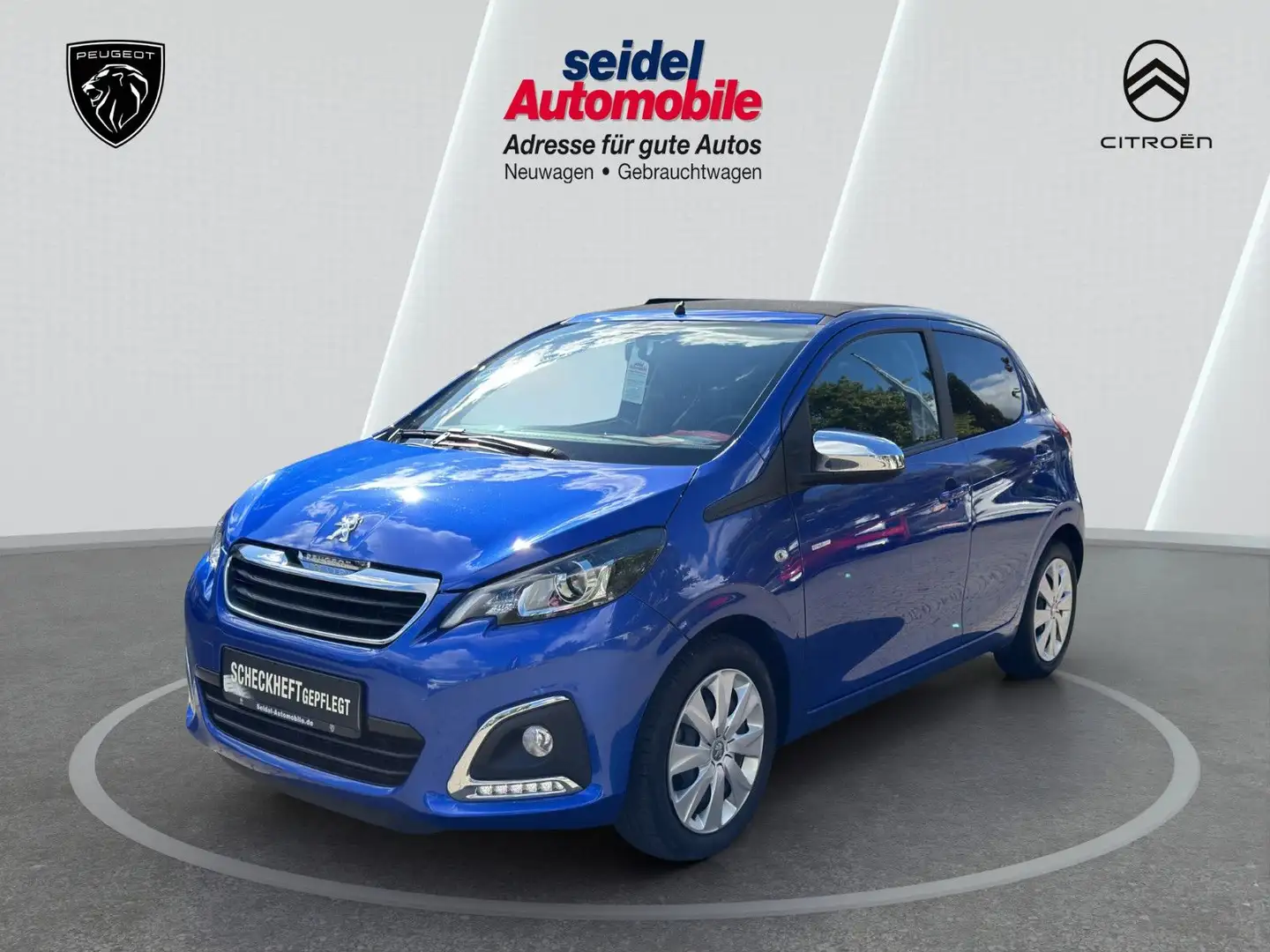 Peugeot 108 1.0 VTi TOP! Style, wenig Kilometer, Klima Blau - 1