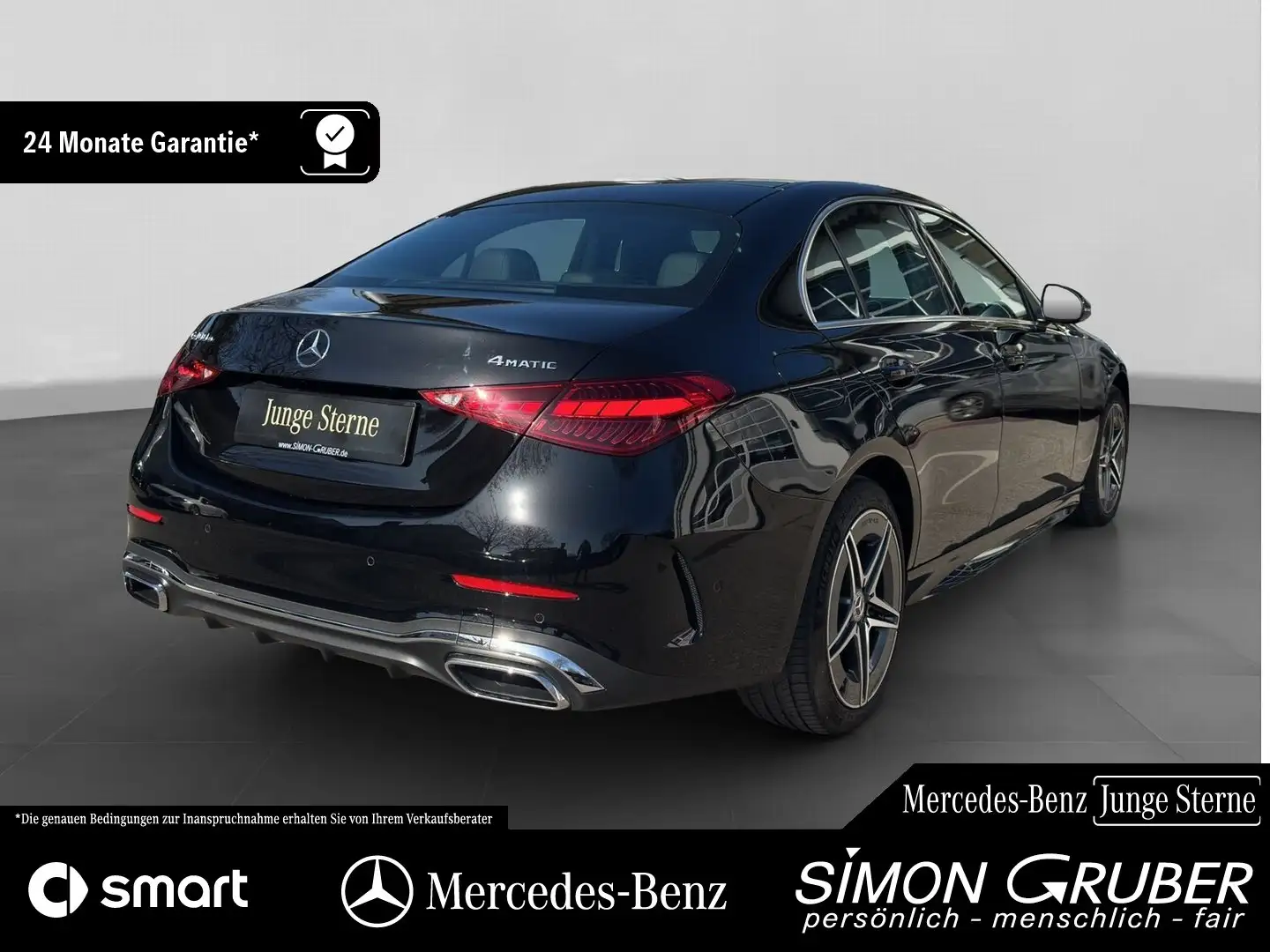 Mercedes-Benz C 400 e AMG Panorama DigiLight Burm Winter AHK Schwarz - 2