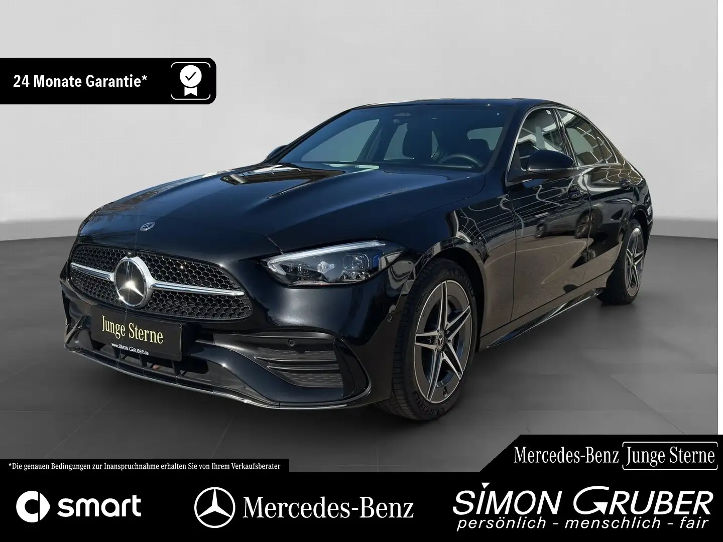 Mercedes-Benz C 400 e AMG Panorama DigiLight Burm Winter AHK Schwarz - 1
