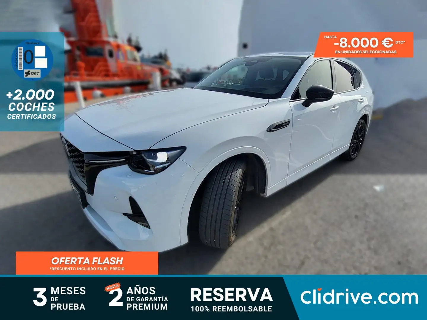 Mazda CX-60 e-Skyactiv PHEV AWD Homura C&S Blanco - 1