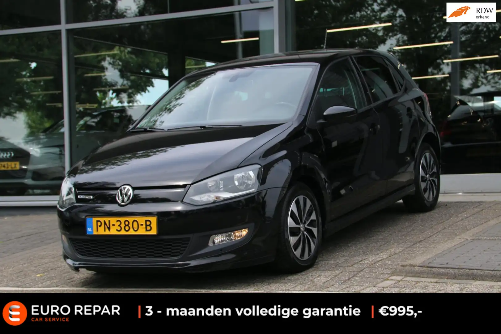 Volkswagen Polo 1.0 BlueMotion Edition 2E EIG. NL-AUTO NAP DEALER Siyah - 1