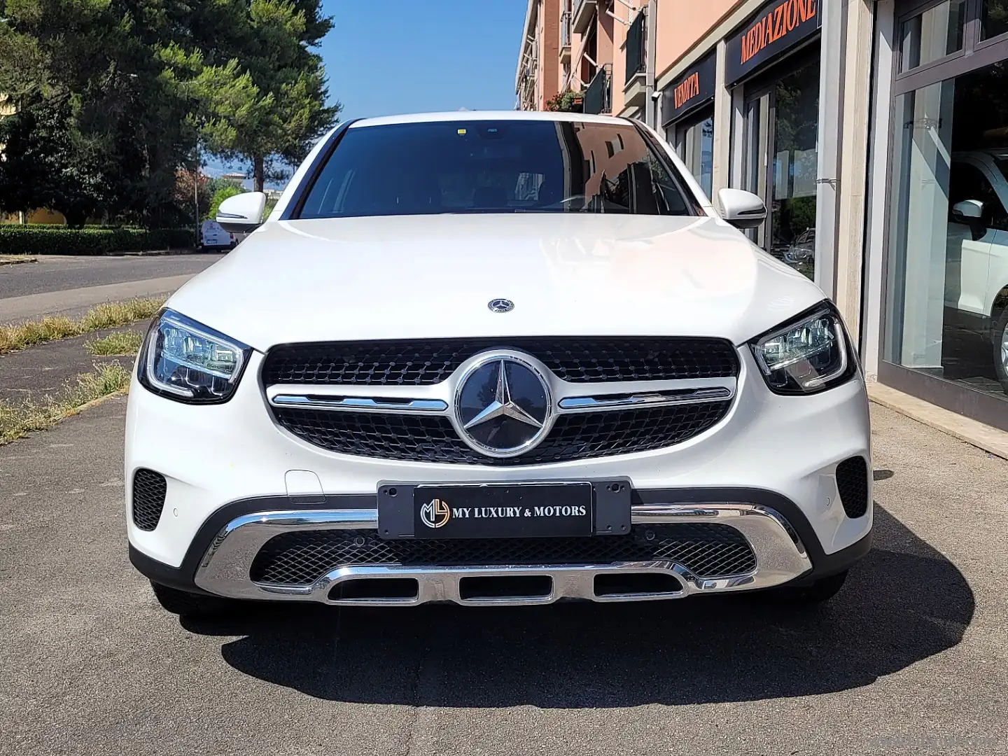 Mercedes-Benz GLC 220 d 4Matic Coupé IVA DEDUC*2019*P.CONSEGNA Blanc - 2