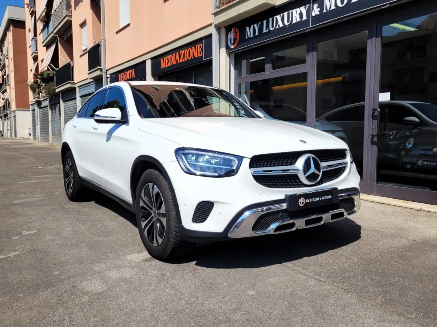 Mercedes-Benz GLC 220 d 4Matic Coupé IVA DEDUC*2019*P.CONSEGNA Blanc - 1