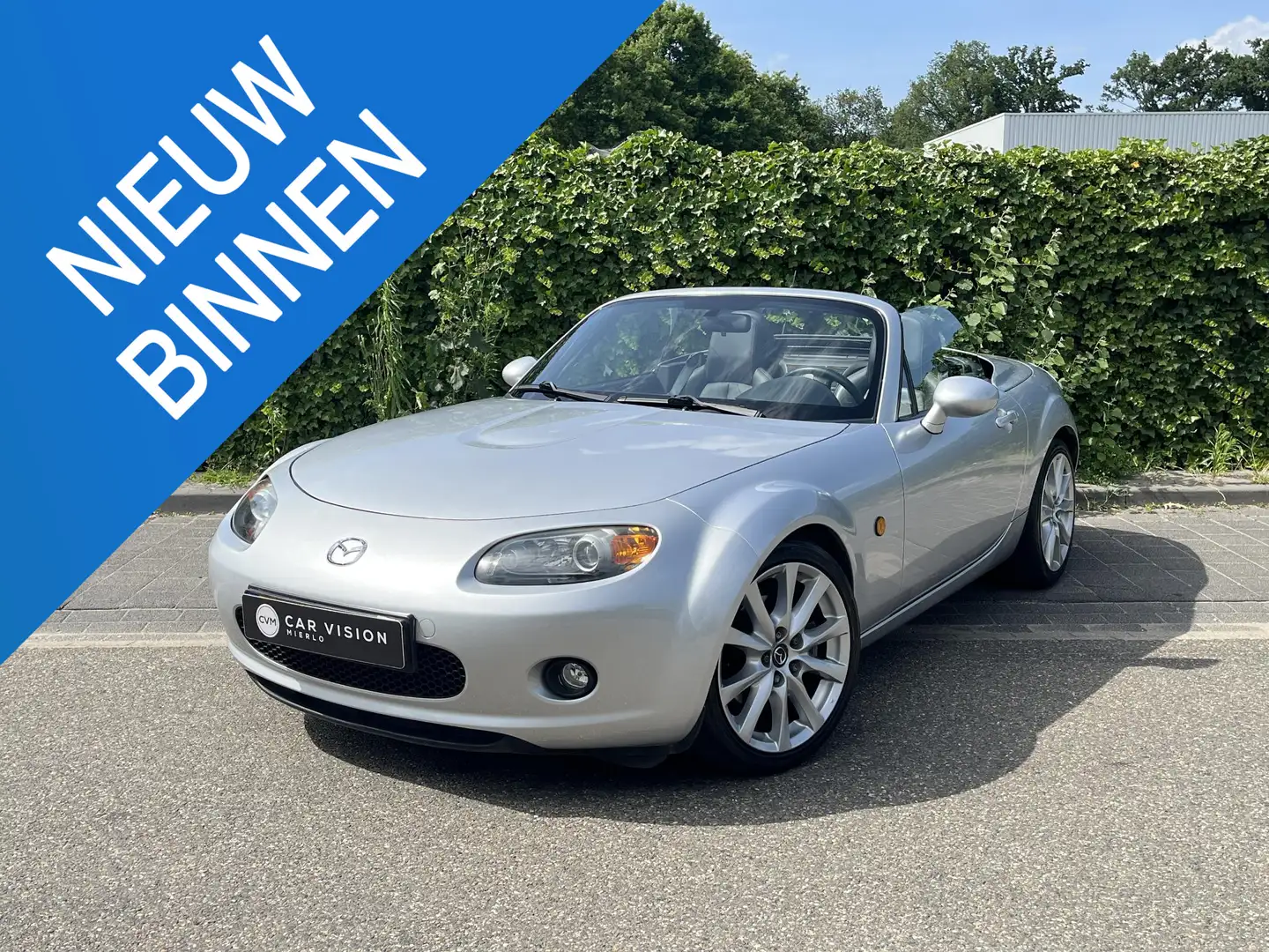 Mazda MX-5 Roadster Coupé 1.8 Executive * Airco * Leder * Apk Grijs - 1