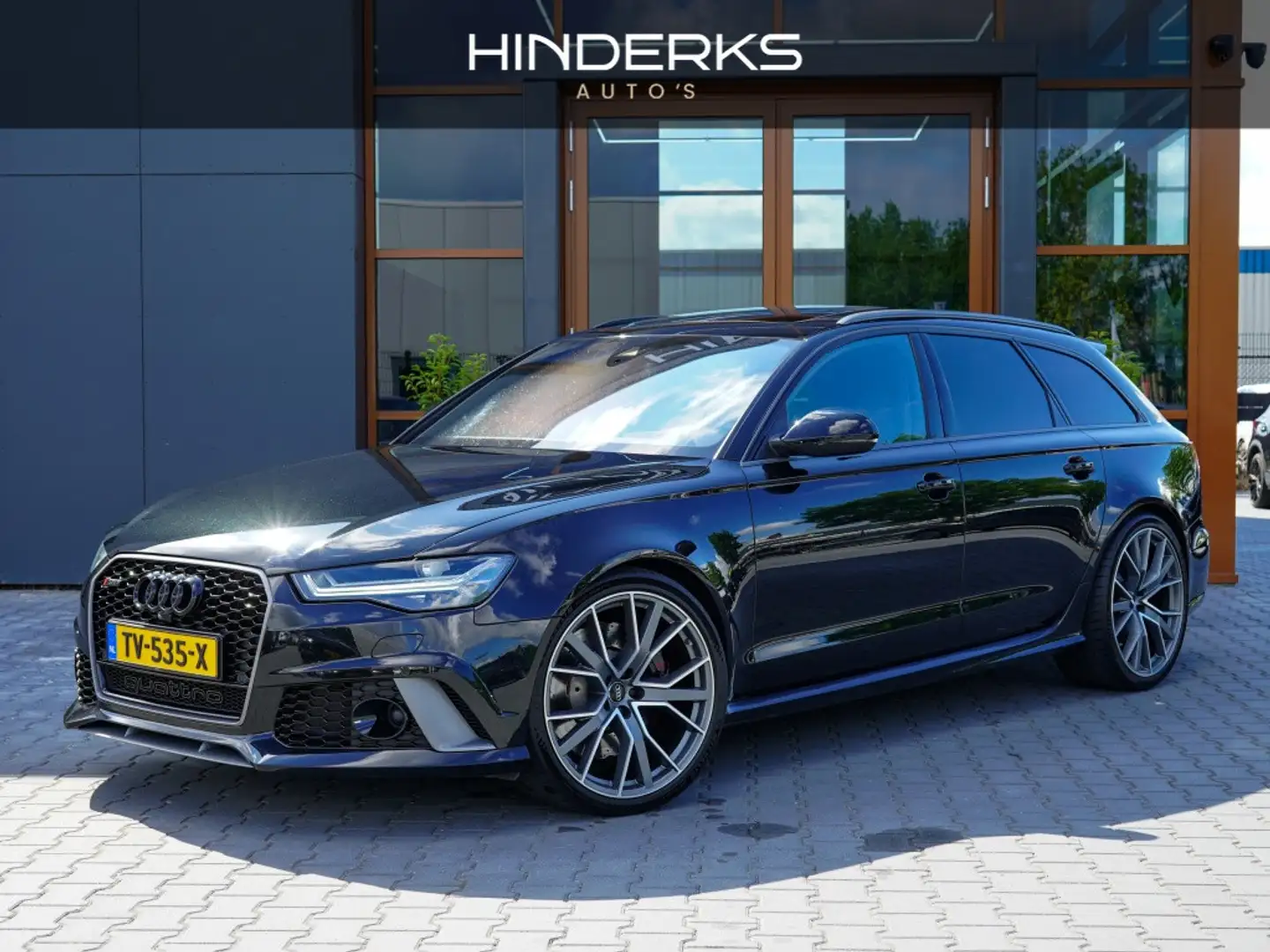Audi RS6 Avant 4.0 TFSI | Matrix | Pano | Bose | RS-Zetels Zwart - 1