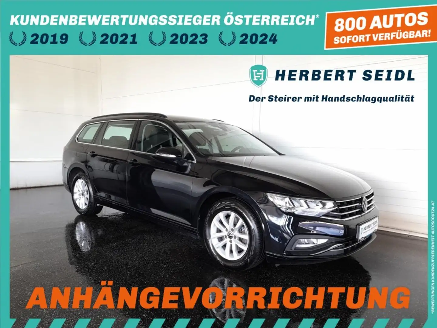 Volkswagen Passat Variant Business 2,0 TDI DSG *VOLL-LED / NAVI / AHV & KAMERA / ACC / SPORT MASSAGESITZ / TRAVEL ASSIST* Schwarz - 1