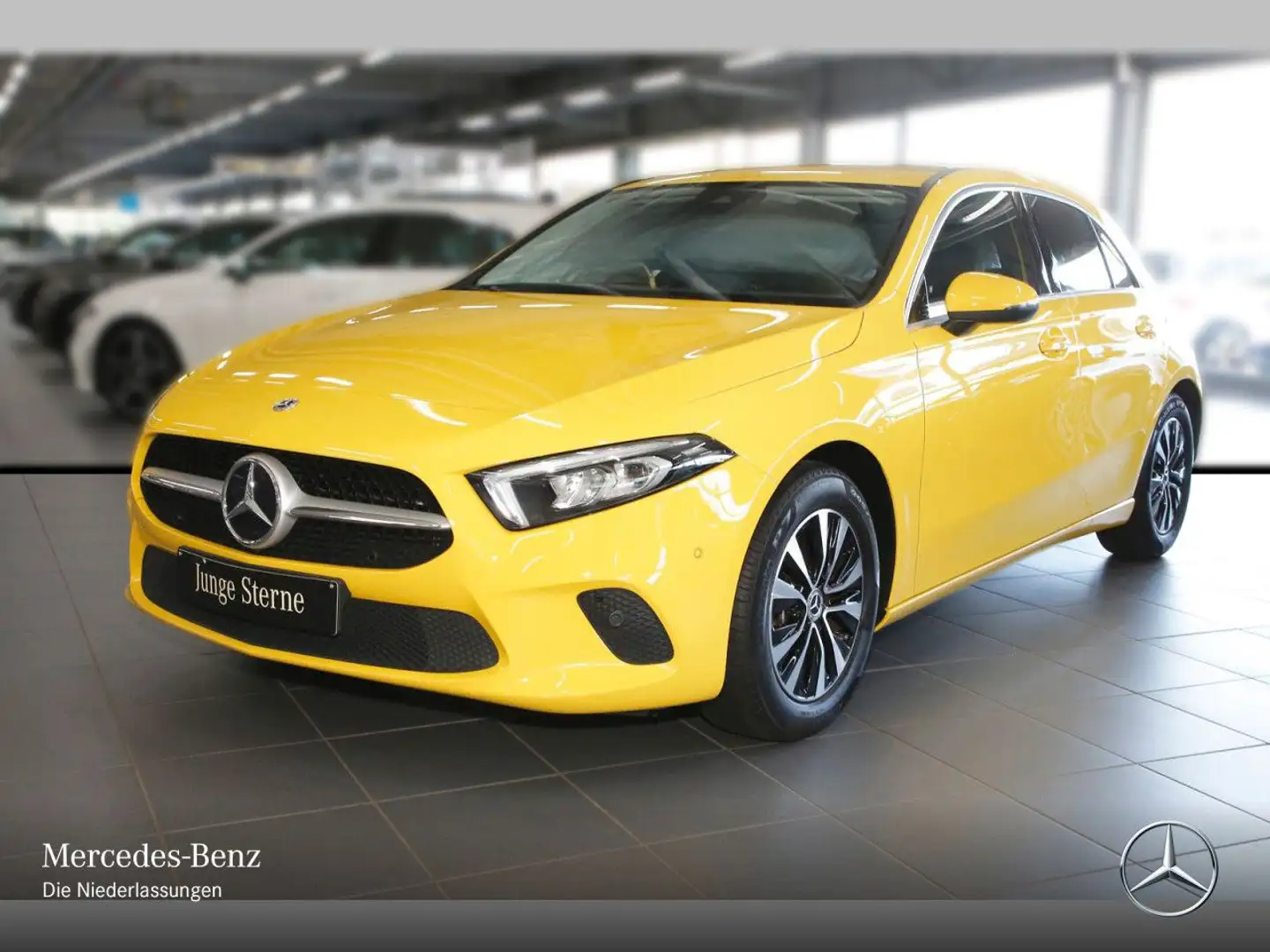 Mercedes-Benz A 200 PROGRESSIVE+LED+STHZG+KAMERA+TOTW Żółty - 2