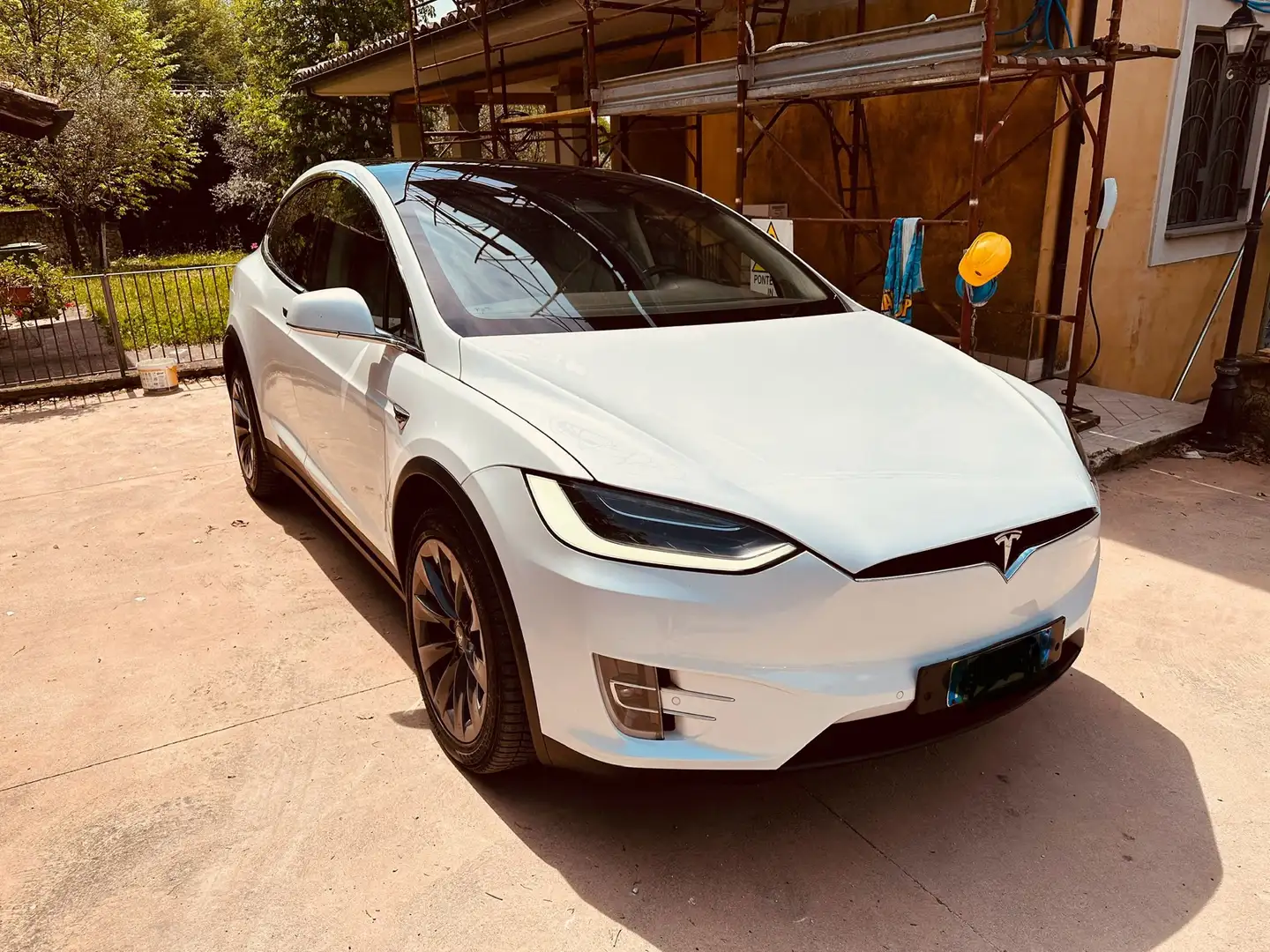 Tesla Model X 100 D ricariche gratis Bianco - 1