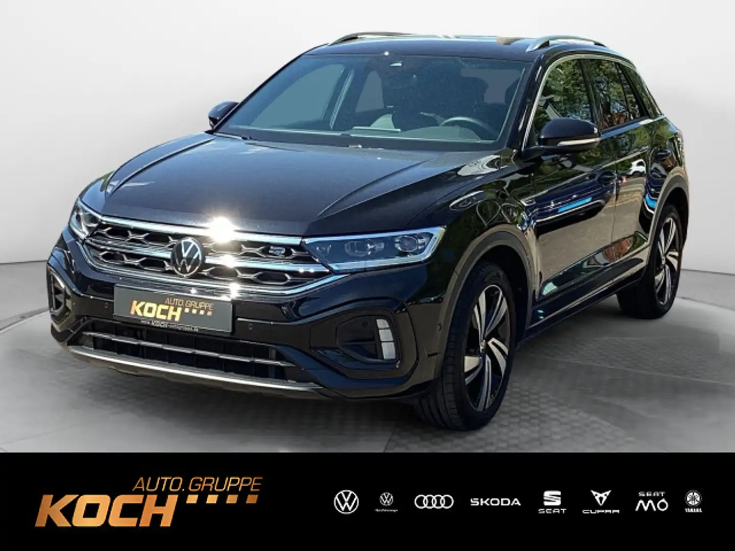 Volkswagen T-Roc 1.5TSI R-Line DSG Navi LED AHK Negro - 1