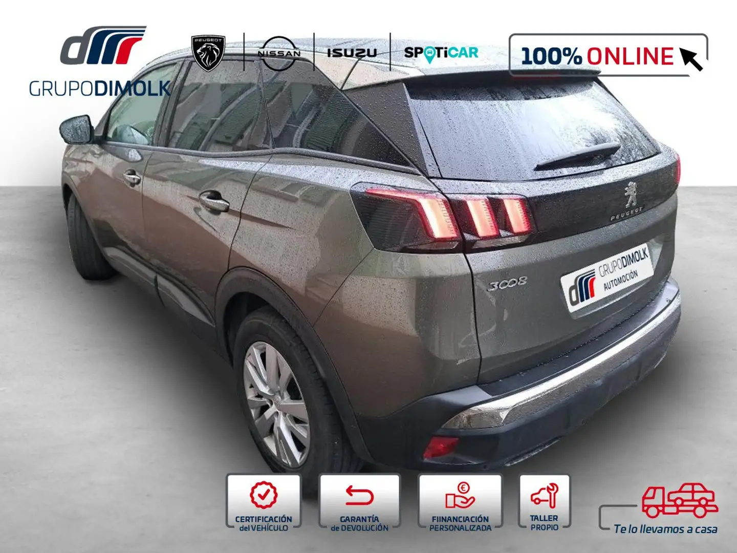 Peugeot 3008 1.5 BlueHDi 130cv S&S Active Gris - 2