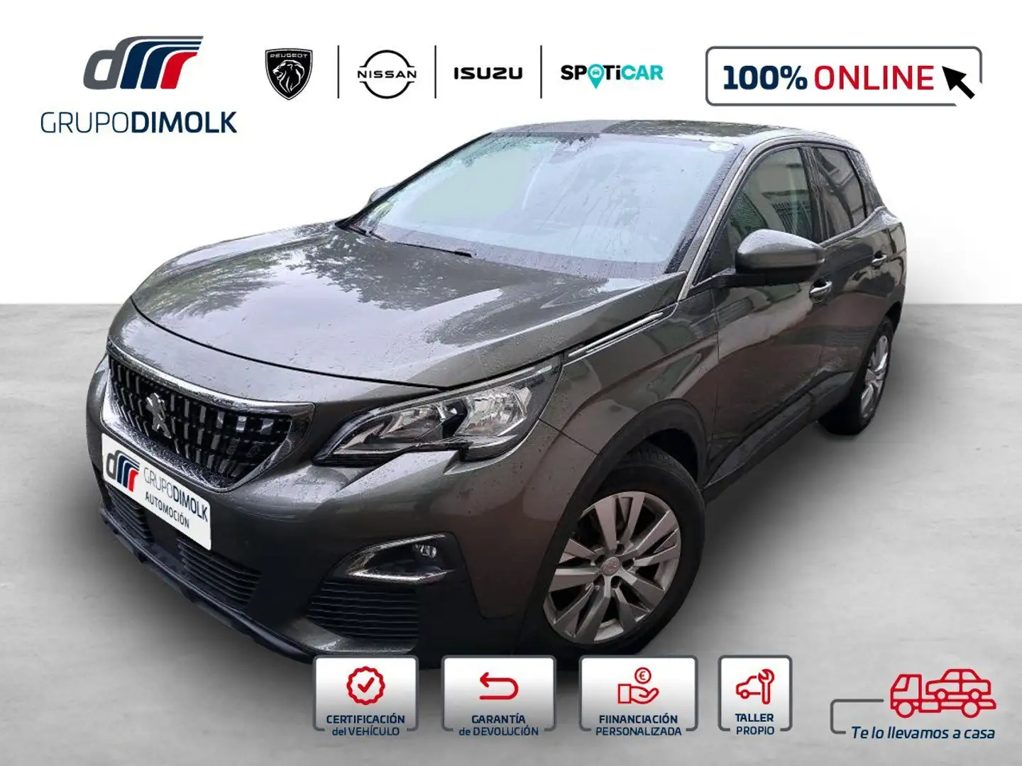 Peugeot 3008 1.5 BlueHDi 130cv S&S Active Gris - 1