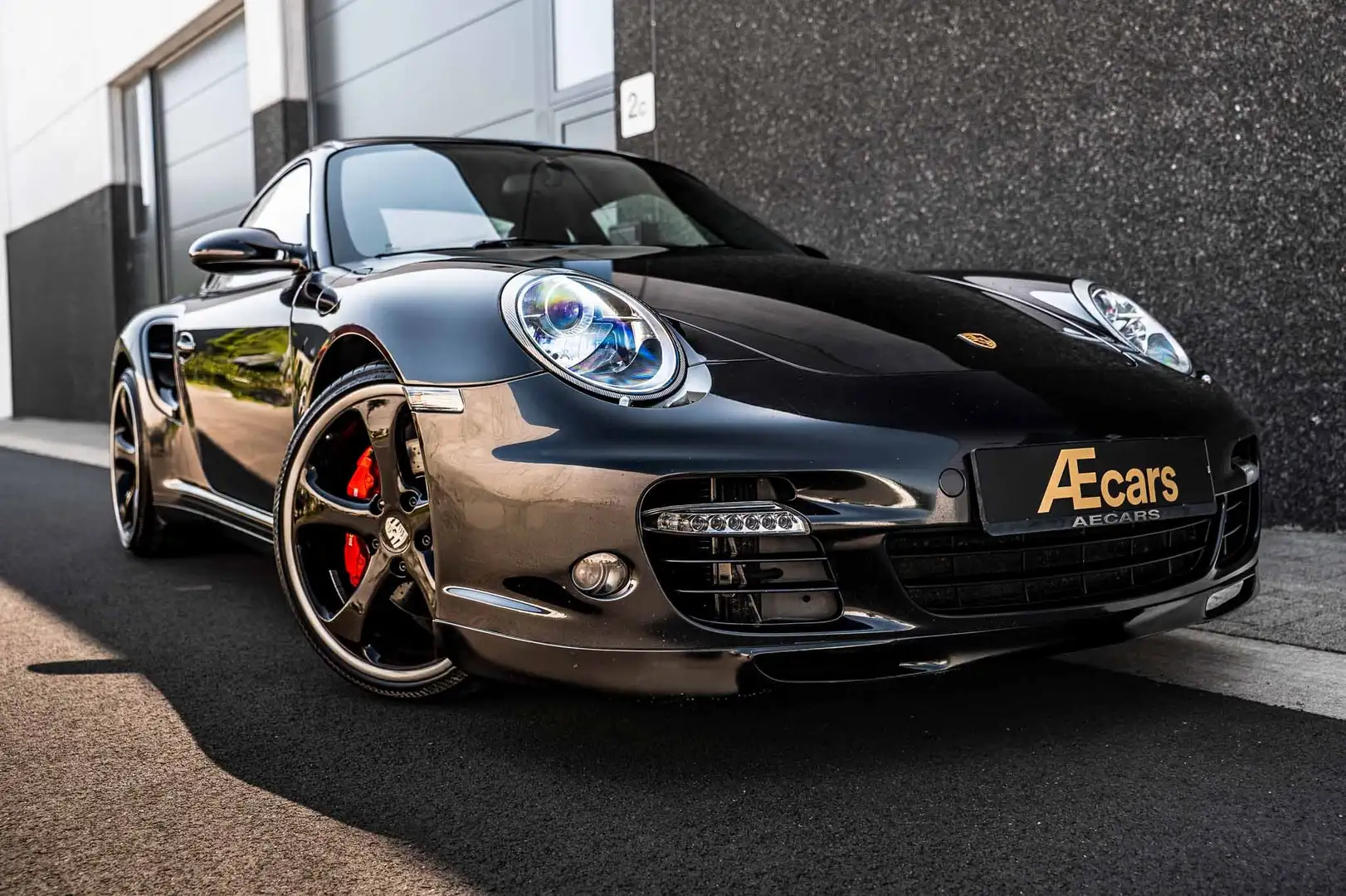 Porsche 997 911 TURBO COUPÉ /MANUAL / SPORT CHRONO /BELGIAN Nero - 2