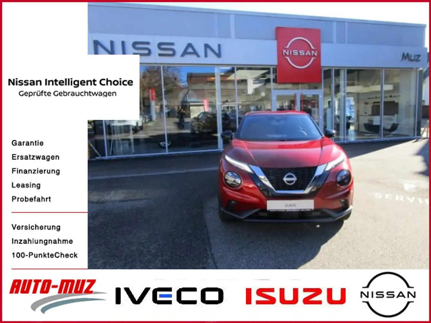 Nissan Juke JUKE 1,0 DIG-T 114PS 6MT N-CONNECTA WINTER Rouge - 1