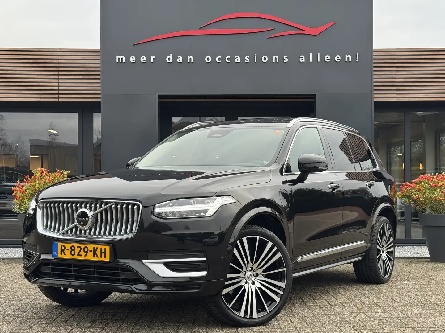 Volvo XC90 T8 Recharge AWD Pano-Luchtvering-Nl auto Nieuwprij Schwarz - 1