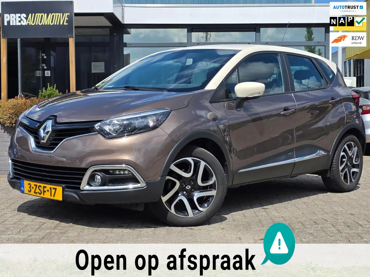 Renault Captur 1.2 TCe Dynamique | AUTOMAAT | BRUIN / WIT Braun - 1