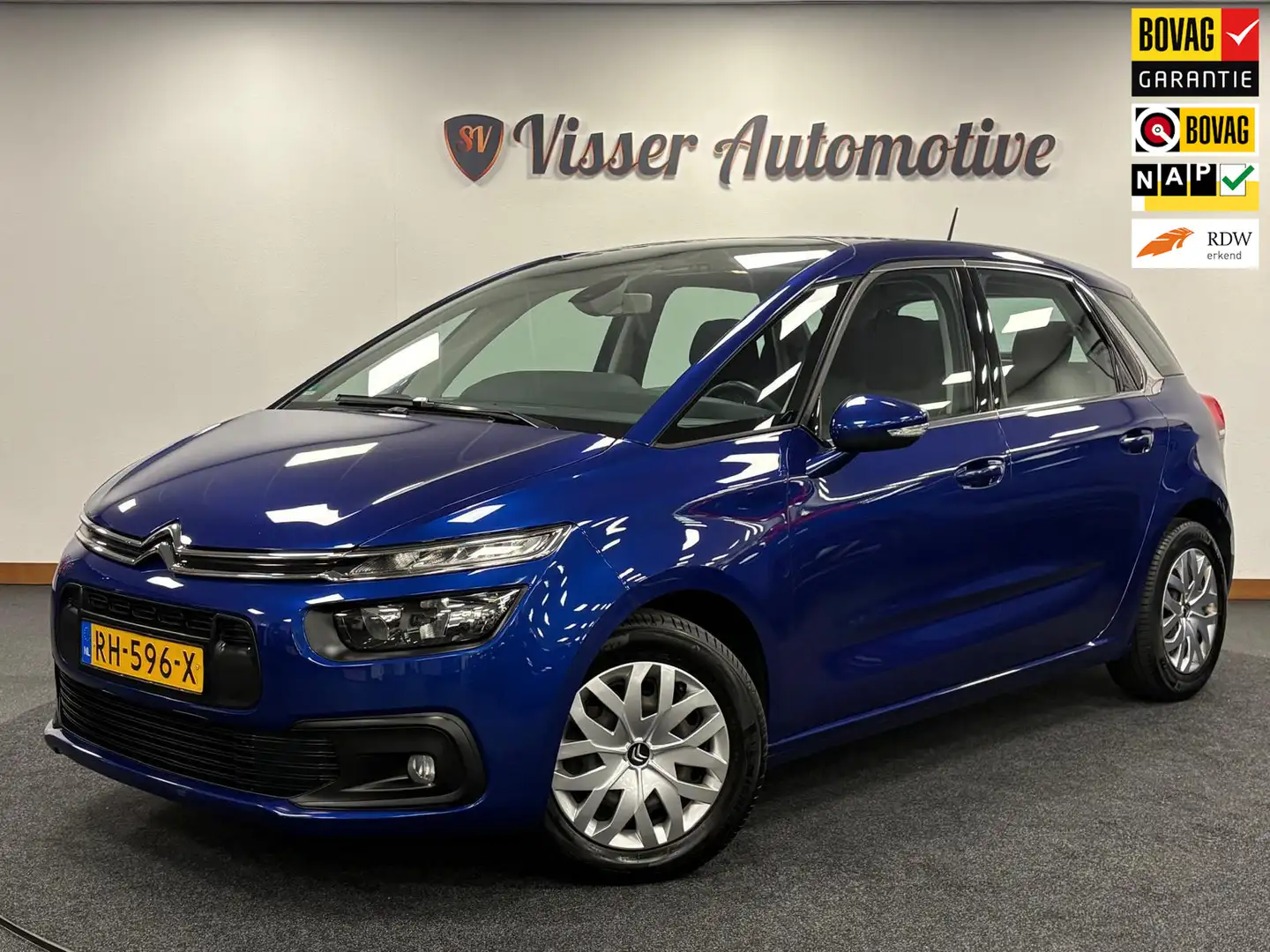 Citroen C4 Picasso 1.2 PureTech Selection*Automaat*NAP*Airco*Cruise-C Blauw - 1