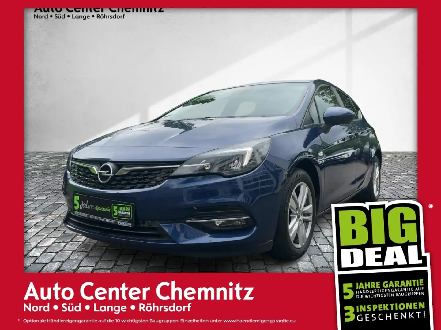 Opel Astra K 1.2 Edition LED/Navi/Ergo/KlimaA/Kamera Blu/Azzurro - 1