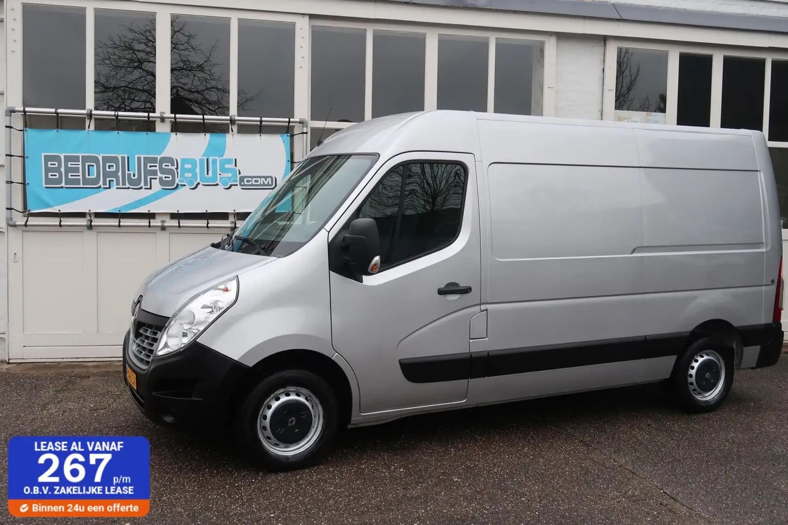 Renault Master 146PK L2H2 |1e Eign.|AIRCO|NAVI |TREKHAAK| NETTE S Zilver - 1