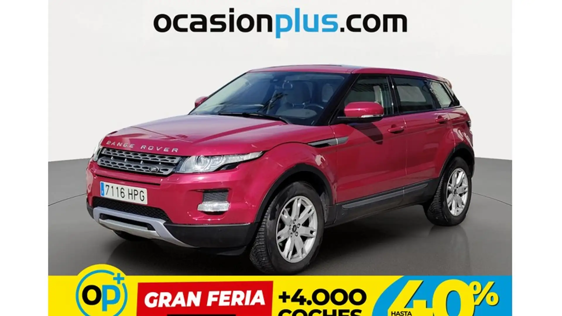Land Rover Range Rover Evoque 2.0L Si4 Pure 4x4 Aut. Rojo - 1