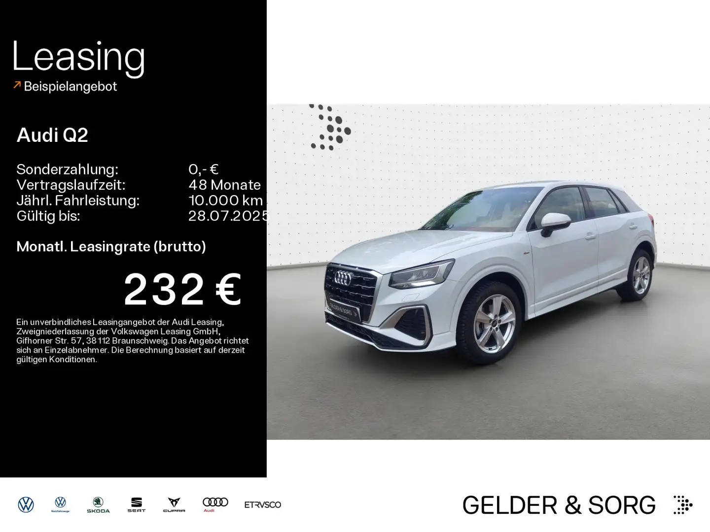 Audi Q2 35 TFSI S-LINE*17Z*NAVI*EPH Bianco - 1