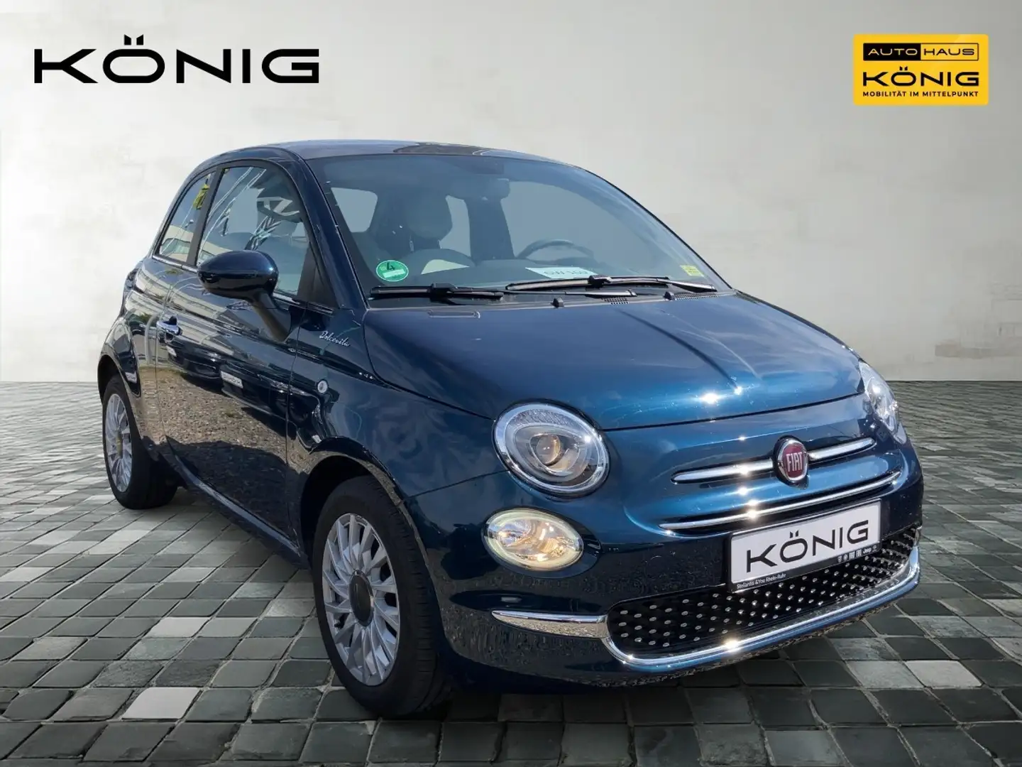 Fiat 500 MY22 1.0 GSE Hybrid DOLCEVITA 51kW ( Bleu - 2