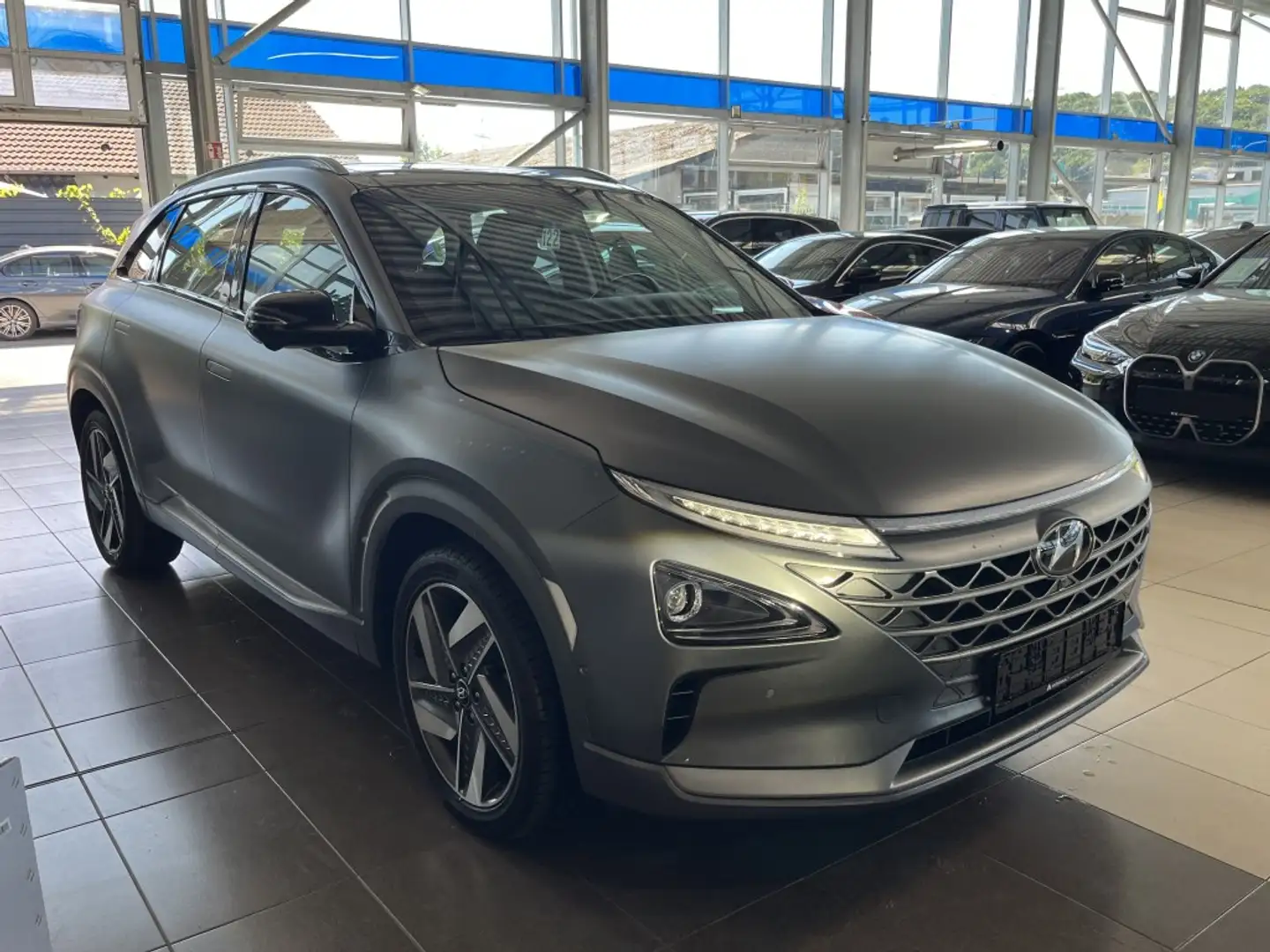 Hyundai NEXO Pano ACC Navi LED R.Cam Spurassist. BLIS Leder Gris - 2
