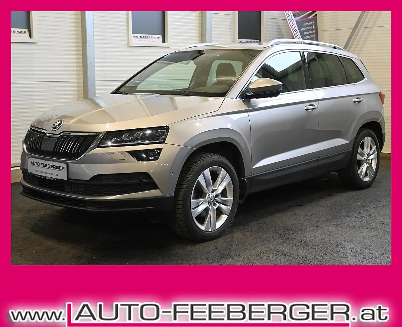 Skoda Karoq 2,0 TDI SCR 4x4 Style DSG Aut.; ACC, KESSY, Rüc... Beige - 1