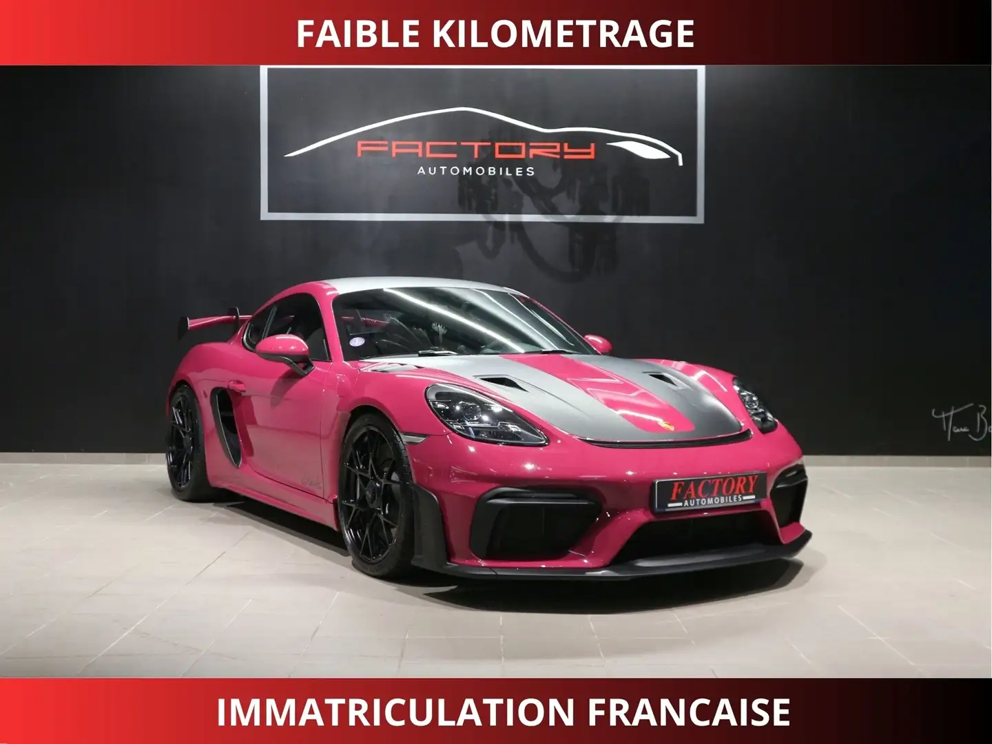 Porsche Cayman (982) 4.0 500CH GT4 RS Rouge - 1