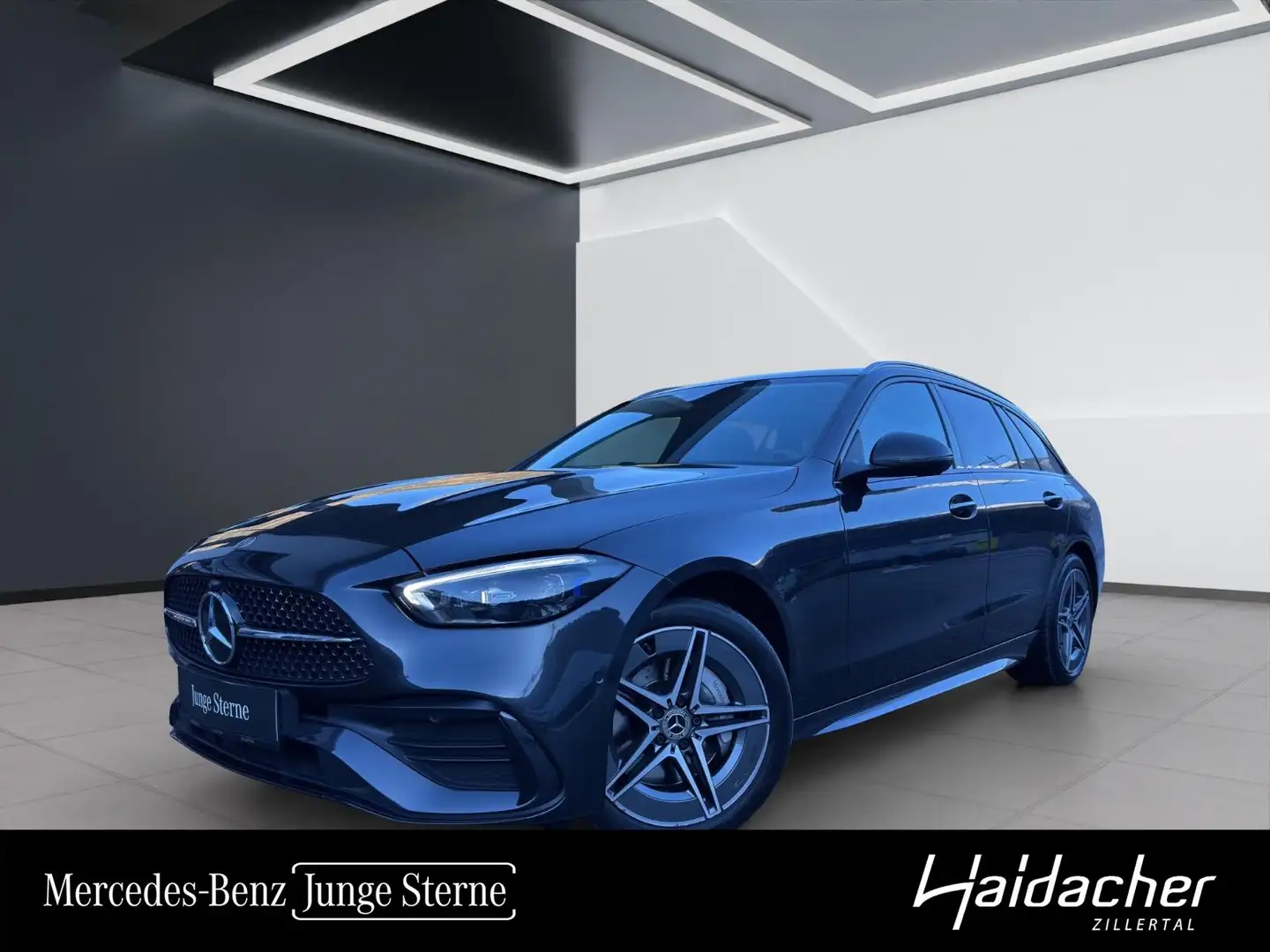 Mercedes-Benz C 300 de 4MATIC T-Modell KeyGo PTS Sitzklima MBUX Grau - 1