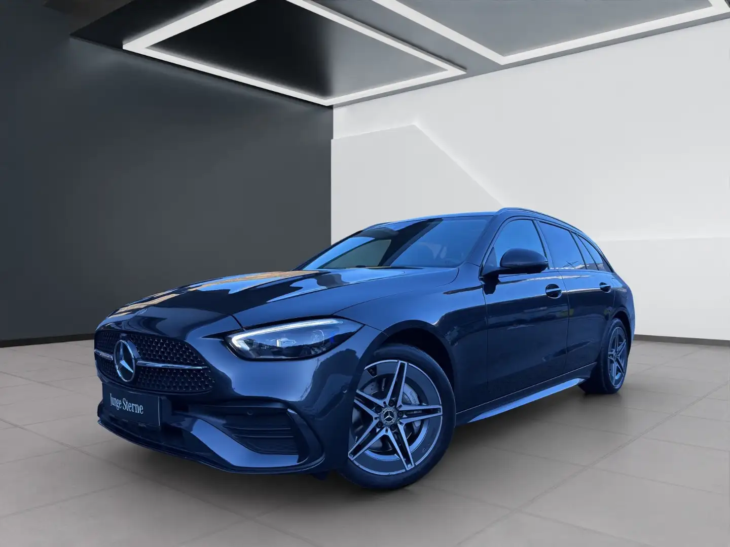Mercedes-Benz C 300 de 4MATIC T-Modell KeyGo PTS Sitzklima MBUX Grau - 2