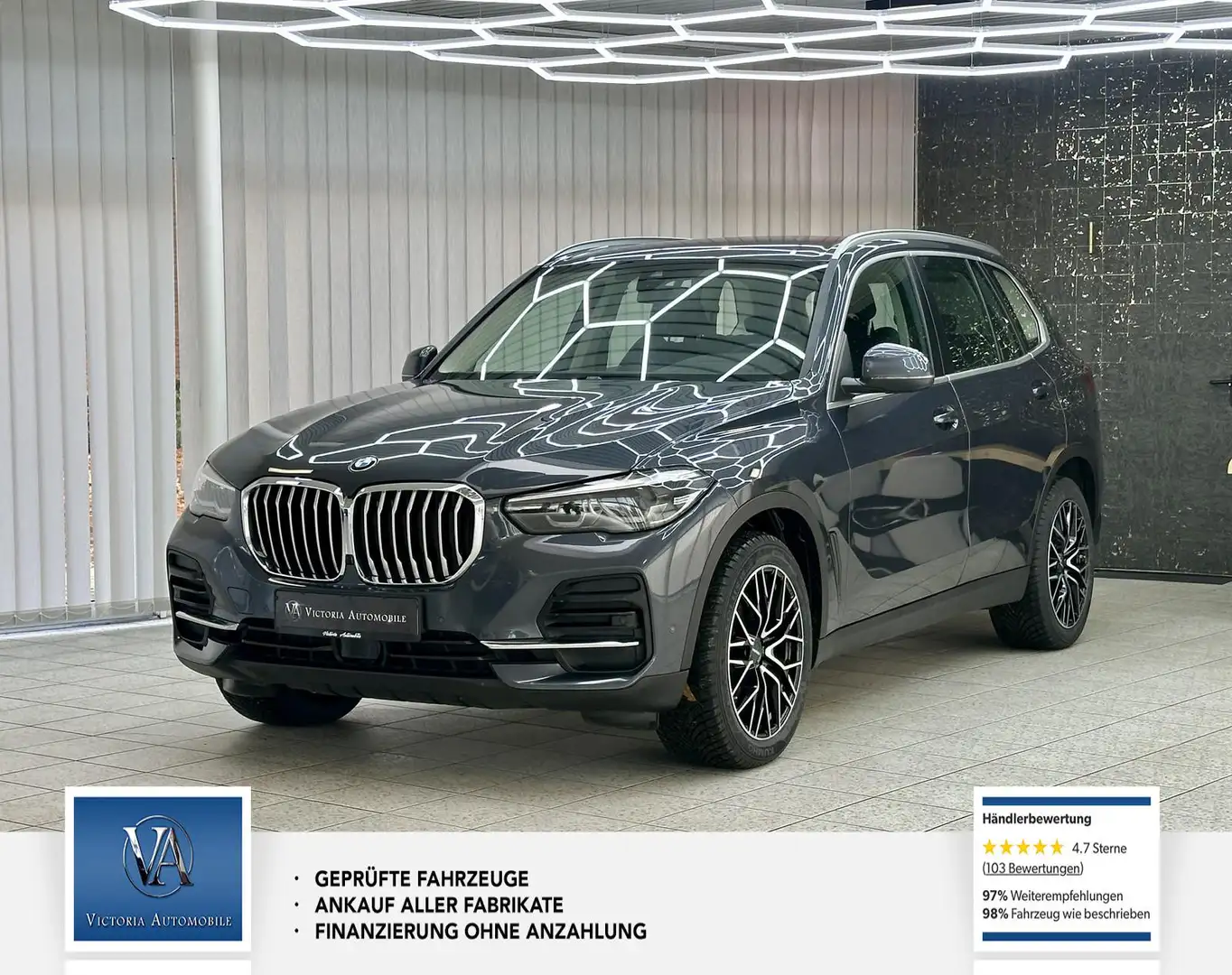 BMW X5 xDrive 30 d 1 Hand, Scheckheft BMW, Grau - 1