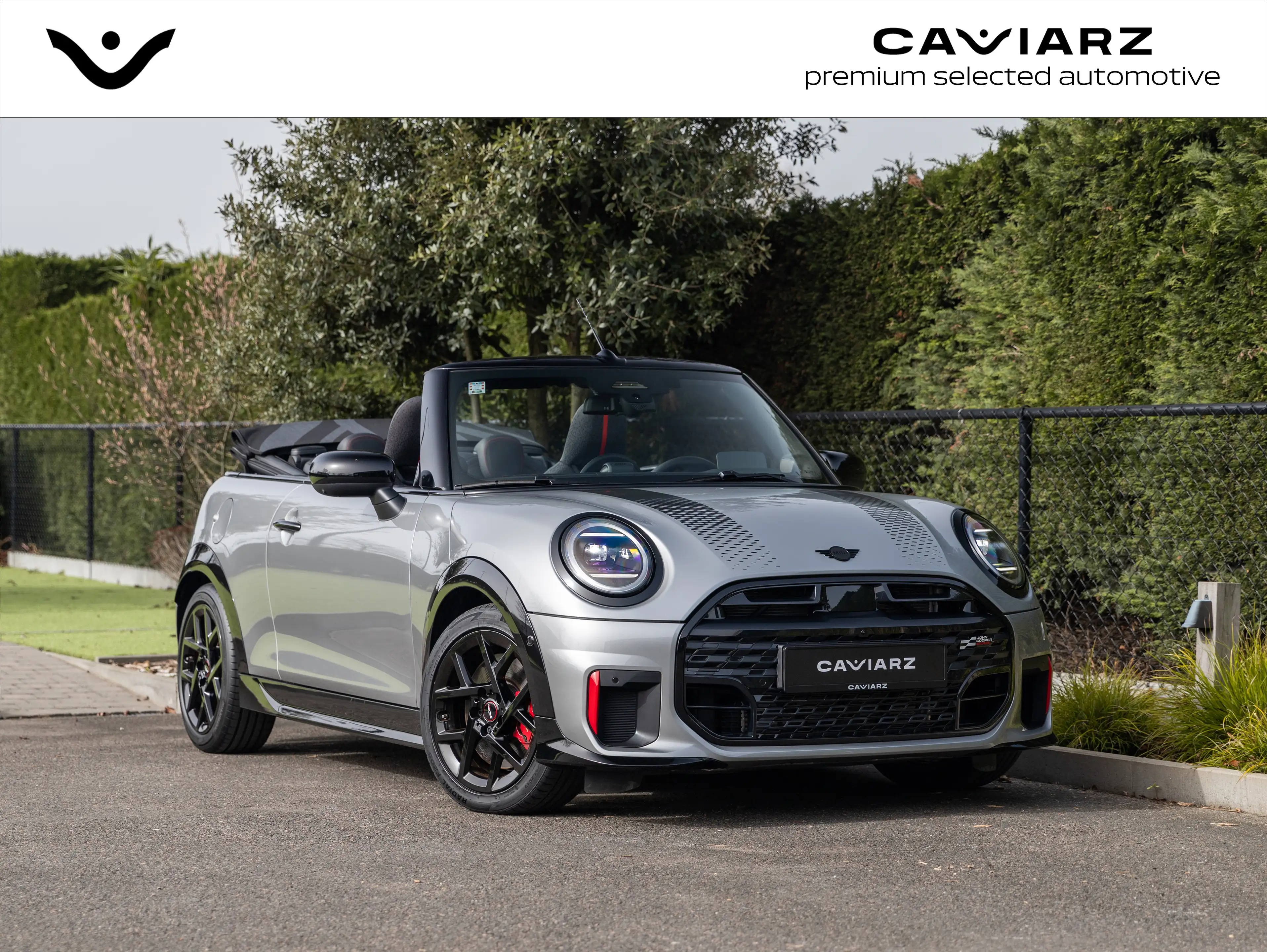 MINI John Cooper Works Cabrio JCW/HUD/360/MASSAGE/ELEKTR ZETELS/VERWARM/AUDIOSYS